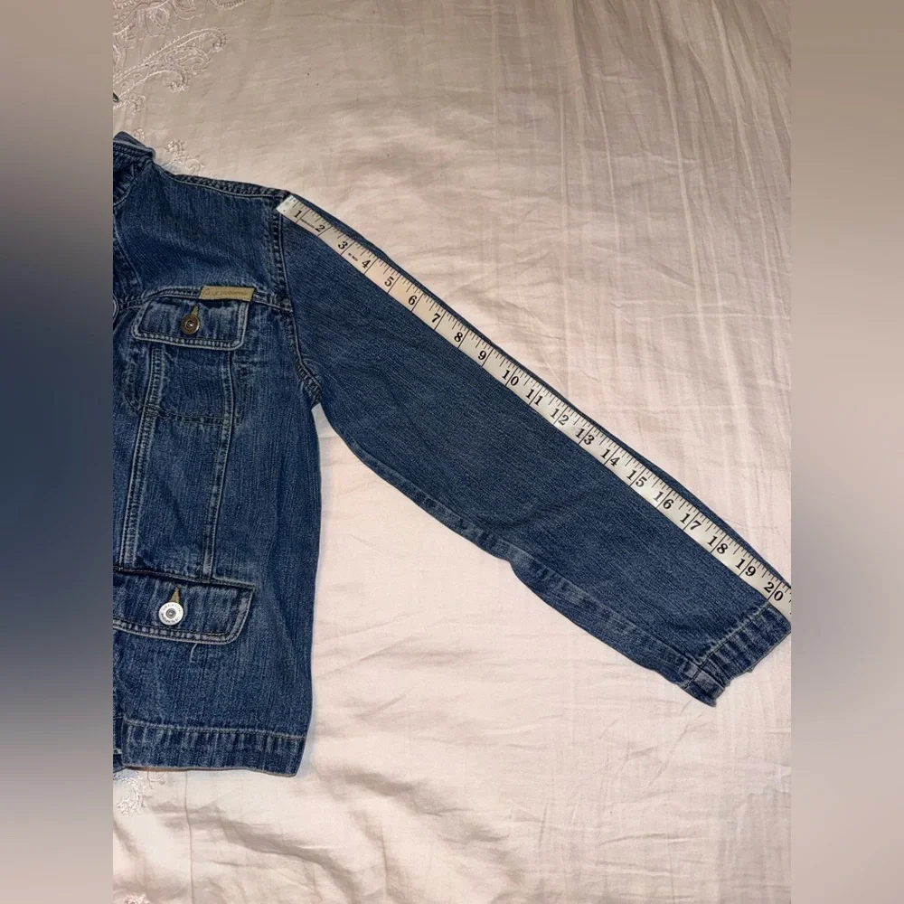 Liz Claiborne Petite Vintage Denim Jean Jacket Size 8P